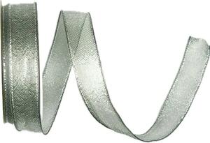 Stuha stříbrná PLATINUM SILVER lurexová 15mm x 3,5m (5,70 Kč/m)