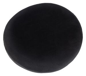 BELLATEX Sedák anatomický z Líné - Visco pěny Černá průměr 40 cm, výška 10 cm, uprostřed 10 cm otvor