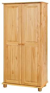 Šatní Skříň 2 dveřová na koulích 8860, masiv borovice