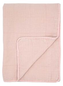 Prošívaný přehoz Aix Vintage Rose 130 × 180 cm