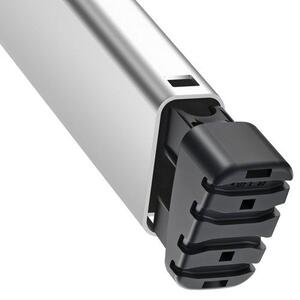 Hliníkové schůdky Hailo L60 2+1 příčka, nosnost 150 kg, 8160-307 2,6 m X 1,43 m
