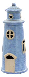 Svítící dekorace LED Lighthouse Opal Blue