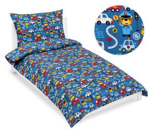 Bellatex Povlečení bavlněné Junior 140x200, 70x90 cm Záchranáři modrá