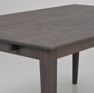 Rowico Tmavě hnědý dubový jídelní stůl Filippa 140 cm