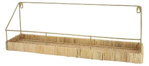 Kovová police s výpletem Wicker 55 cm