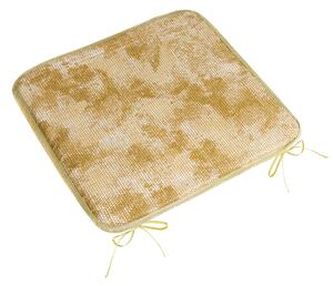 Bellatex Sedák Adéla hladký 40x40 cm hladký Hadí kůže hnědá