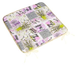 Bellatex Sedák Adéla hladký 40x40 cm hladký Patchwork lila