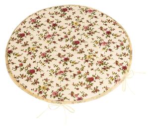 Bellatex Sedák Adéla kulatý hladký průměr 40 cm Růžička