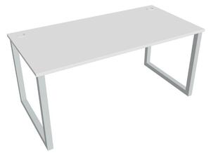 Hobis Kancelářský pracovní stůl Hobis USO 1600, bílá RAL 9016, deskaakát