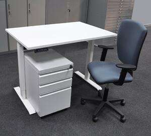 Enprag Kancelářský psací stůl se židlí a kontejnerem EO14_HDT_Matrix
