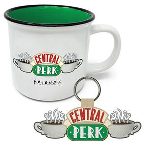 Friends Dárkový set Přátelé - Central Perk - hrnek, klíčenka