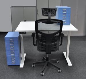 Enprag Kancelářský stůl s úložným prostorem a židlí, EO14_HDK-M11-S06_York
