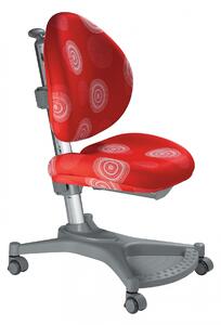 Rostoucí židle Mayer MyPony - červená s kruhy