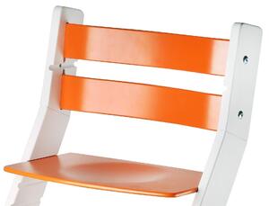 Wood Partner Rostoucí židle Sandy - bílá / oranžová