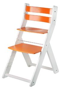 Wood Partner Rostoucí židle Sandy - bílá / oranžová
