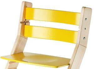 Wood Partner Rostoucí židle Sandy - natur lak / žlutá