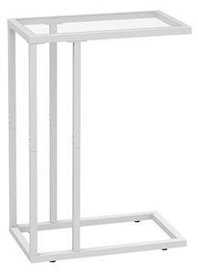 Odkládací stolek Vasagle Rivet 30 cm čirý/bílý