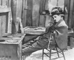 Umělecká fotografie Charlie Chaplin, (40 x 30 cm)