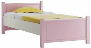 Dětská postel Kids (Barva dřeva: netransparentní barva bílá | netransparentní barva fialová, Rozměr: 70 x 160 cm)