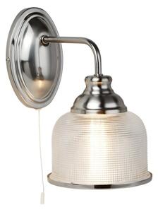 Searchlight 2671-1SS Nástěnná lampa BISTRO satin s vypínačem
