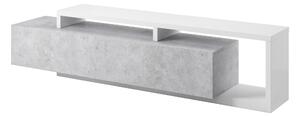 Televizní stolek BOTA 40 Helvetia 219/52/45 Barevné provedení: beton colorado/bílý mat