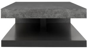 Betonově šedý konferenční stolek TEMAHOME Detroit II.110 x 65 cm