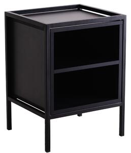 Nordic Design Černý noční stolek Skipo 60 x 45 cm