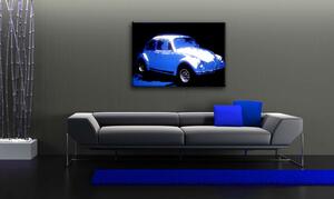 Ručně malovaný POP Art VW Beetle 1 dílný 100x70cm