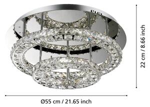 Eglo 39003 - LED Stropní svítidlo TONERIA LED/30,5W/230V