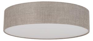 TK Lighting 5638 - Stropní textilní svítidlo Rondo 6xE27, Ø780, bílá/len