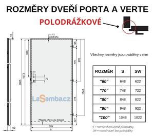 Interiérové dveře PORTA DECOR - model L