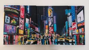 5-dílný obraz barevný New York