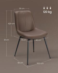 Set dvou jídelních židlí LDC140K12 (2ks)