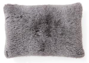 Skinnwille Home Collection Polštář Stily Grey, umělá kožešina, 60x40 cm
