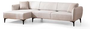 Hanah Home Rohová sedací souprava Belissimo 270 cm bílá levá