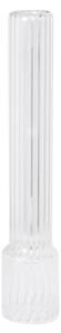 Skleněný cylindr na petrolejovou lampu Ribbed Tall