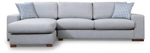 Hanah Home Rohová sedací souprava Loop 290 cm šedá levá