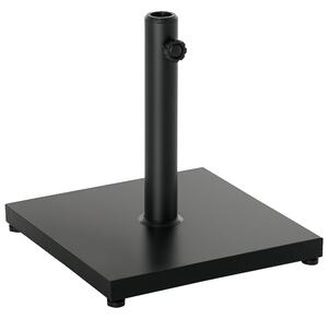 Podstavec na slunečník Outsunny 13 kg, čtvercový držák na slunečníky, hmotnost podstavce, stojan pro slunečníky s průměrem 35/38/48 mm, pro balkon, te