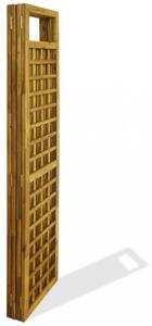 Paravan akáciové dřevo / treláž Dekorhome 120x170 cm (3-dílný)