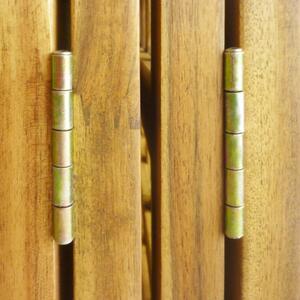 Paravan akáciové dřevo / treláž Dekorhome 200x170 cm (5-dílný)