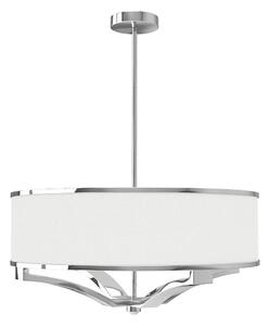 Open Design OR84801 - Lustr na tyči GERDO 4xE27/12W/230V lesklý chrom/bílá
