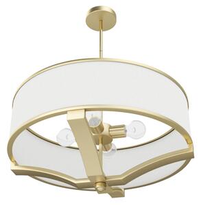Open Design OR84818 - Lustr na tyči GERDO 4xE27/12W/230V mosaz/bílá