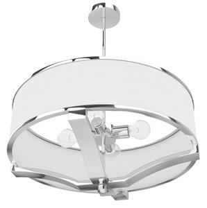 Open Design OR84801 - Lustr na tyči GERDO 4xE27/12W/230V lesklý chrom/bílá