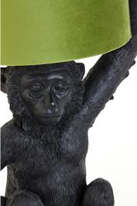 Zeleno-černá stolní lampa (výška 51 cm) Monkey – Light & Living