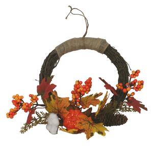 Závěsný podzimní věnec 25 cm 2001008