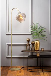 Stojací lampa ve zlaté barvě (výška 160 cm) Rakel – Light & Living