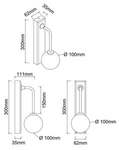 Open Design OR85594 - Koupelnová nástěnná lampa ERO 1xG9/9W/230V IP44 l. chrom