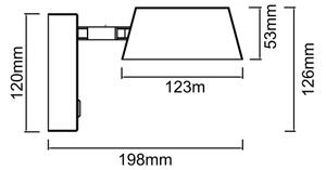 Open Design OR86546 - LED Nástěnná lampa TIMO LED/6W/230V 3000/4500/6500K béžová