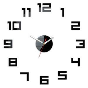 Moderní nástěnné hodiny DIGIT (nalepovací hodiny na stěnu)