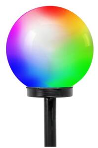 LED RGB Solární lampa SPHERE LED/1,2V IP44 200 mAh pr. 20 cm